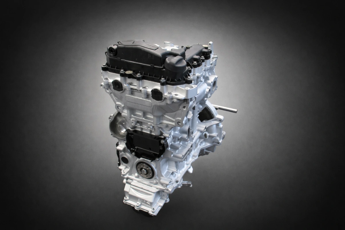 Remont silnika PureTech Warszawa Bielany – zmontowana jednostka po remoncie kapitalnym, gotowa do instalacji i testów końcowych.