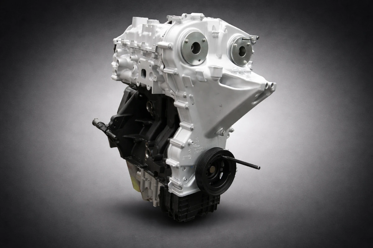 Silnik 1.0 EcoBoost po remoncie generalnym – gotowy do montażu w warsztacie HESS w Warszawie na Bielanach